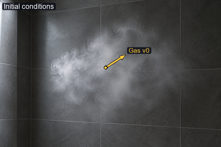 Projected solid force and/or gas initial velocity for Mist: up-right